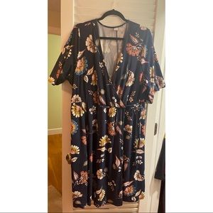 Old Navy Floral Wrap Dress
